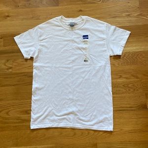 Gildan Plain White Shirt NWT